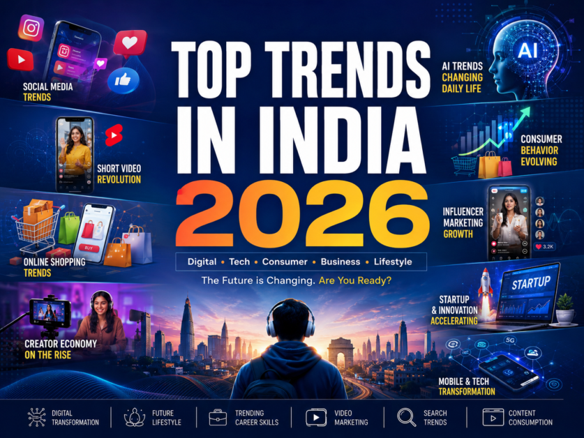 Top Trends in India 2026 are shaping how people work, shop, communicate, learn, and consume content. India is experiencing rapid digital transformation