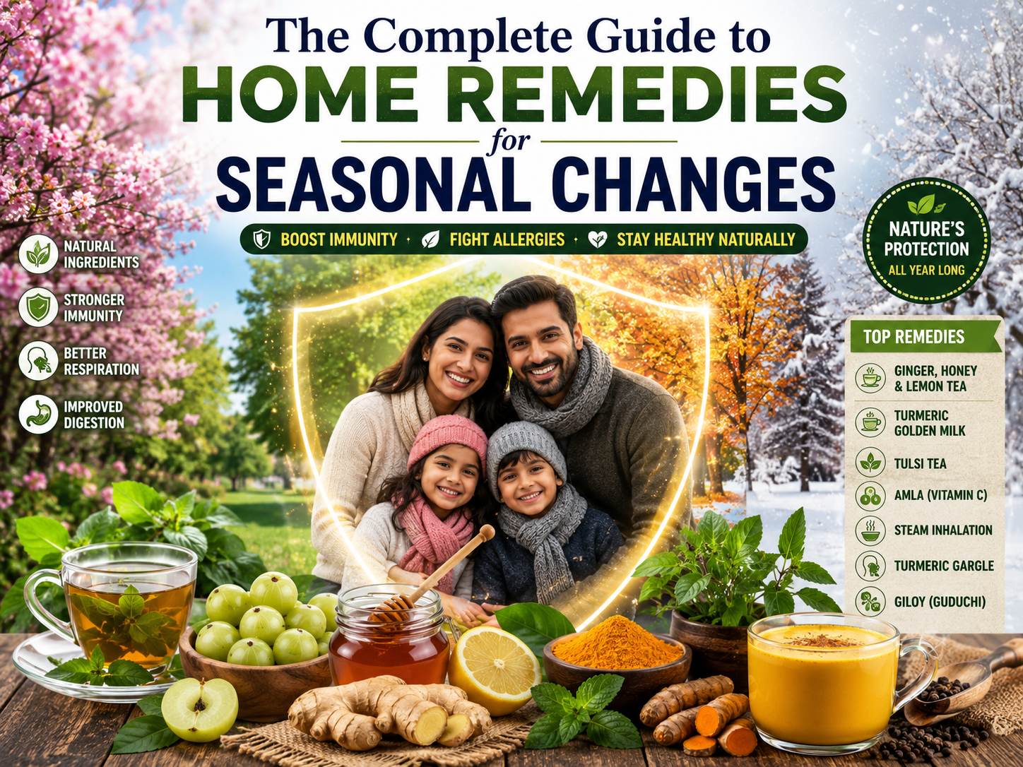 The Complete Guide to Home Remedies for Seasonal Changes