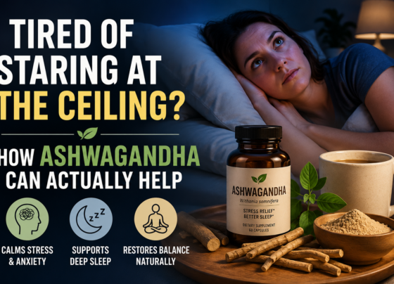 Tired of Staring at the Ceiling? How Ashwagandha Can Actually Help